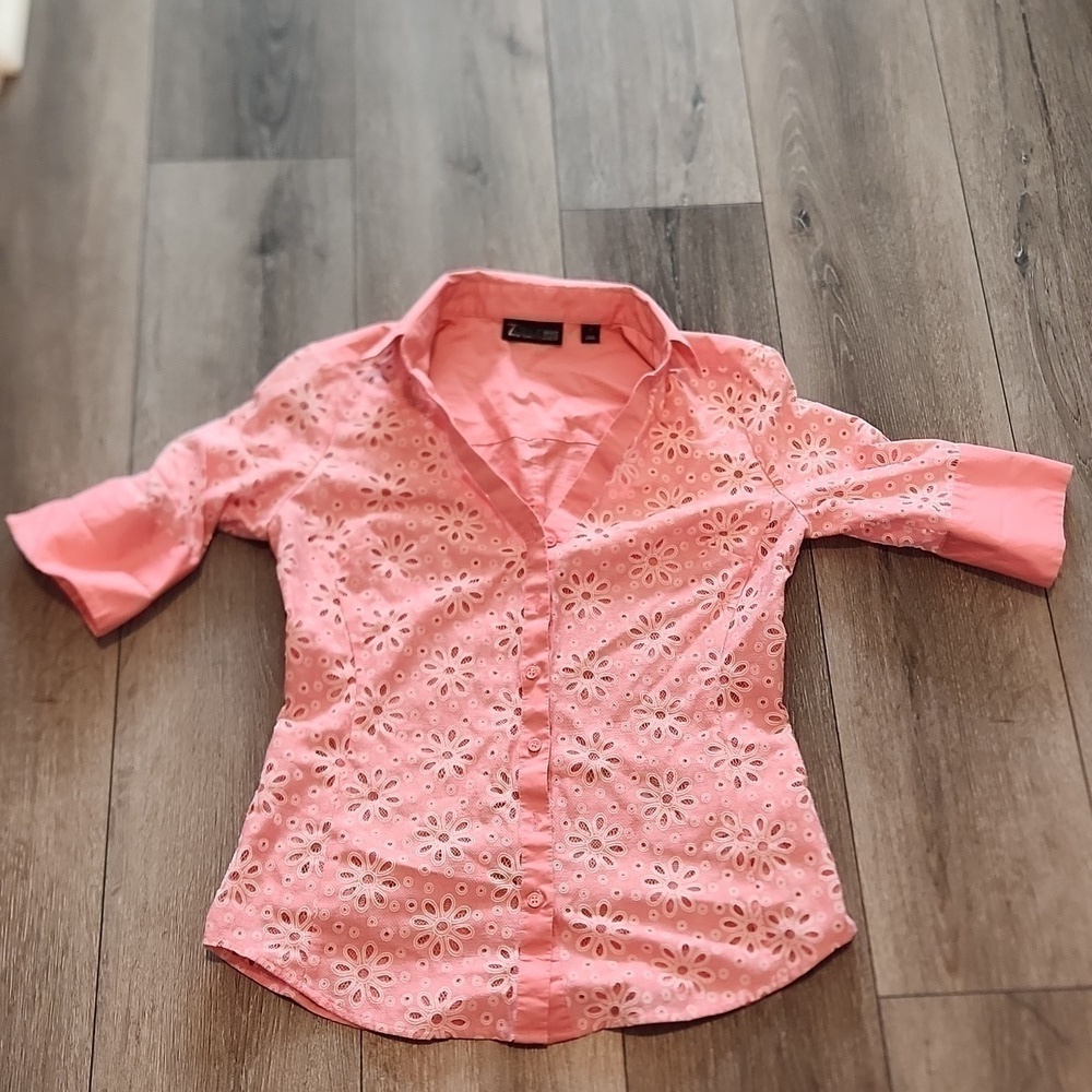 7th Avenue New York Company Button Up Top